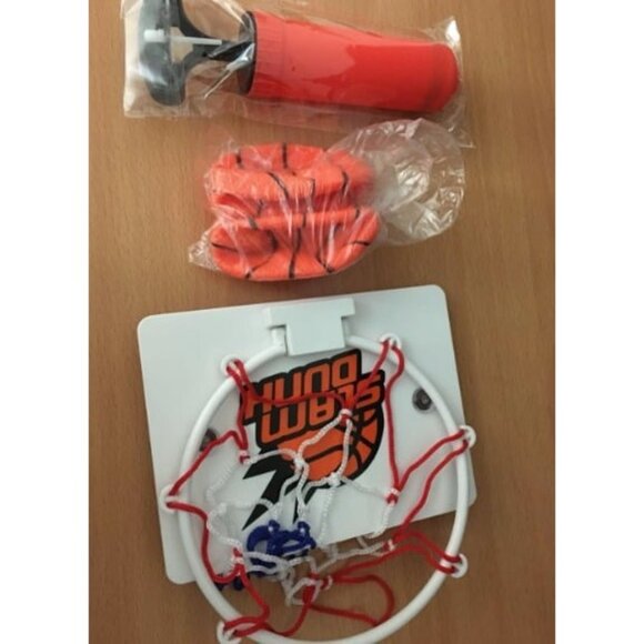 Slam Dunk Bedroom Bathroom Toilet Office Desktop Mini Basketball Decompress Game - Picture 2 of 2